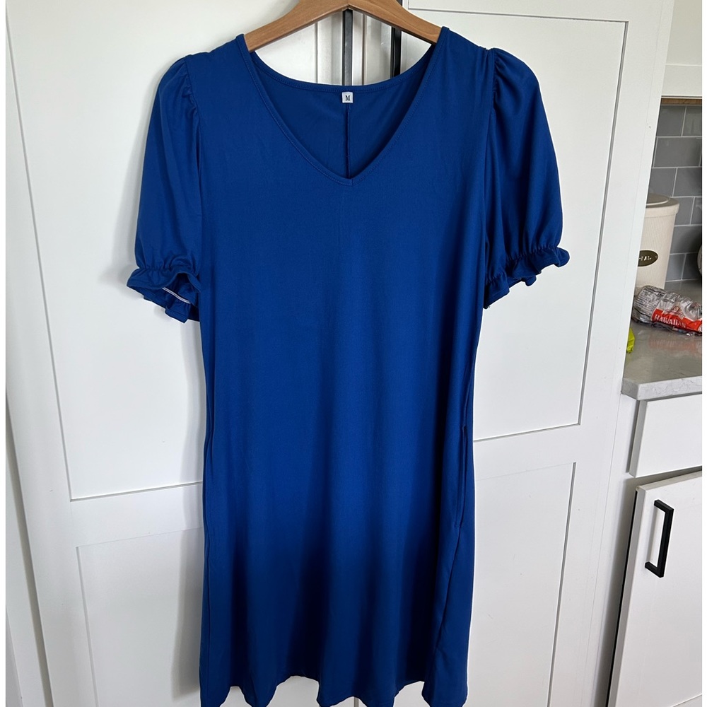 A line knit dress